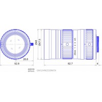 12 MP 4/3" Fixed-Focal 25mm
