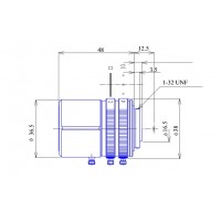 1/2 inch 4-10mm F1.8-Close Manual Iris Lens